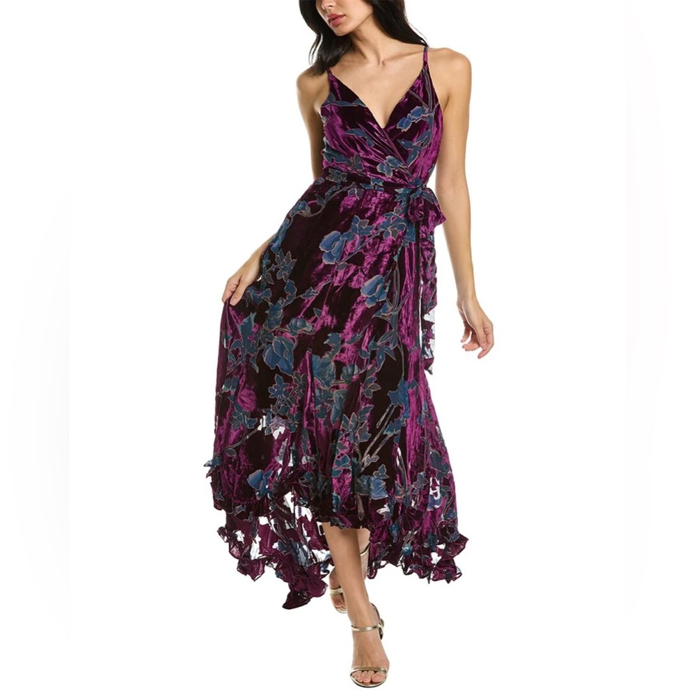 Hutch Hartley Dress in plum size medium